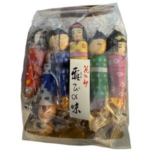 Japanese Traditional Doll-Inspired Rice Crackers 15 piece NIP